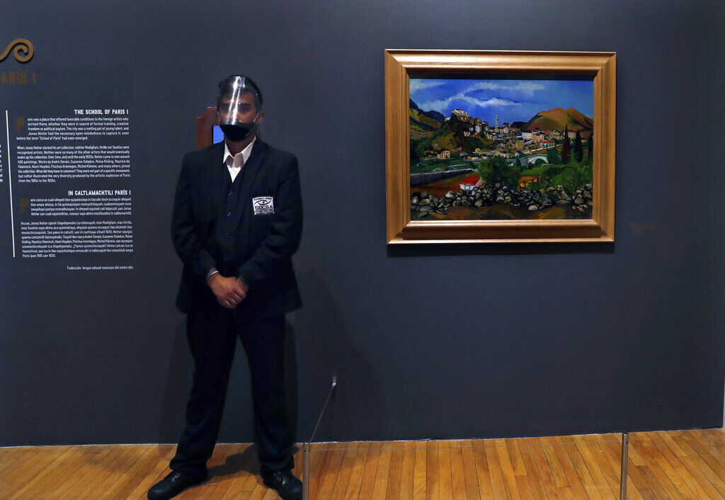 APTOPIX Virus Outbreak Mexico Art
